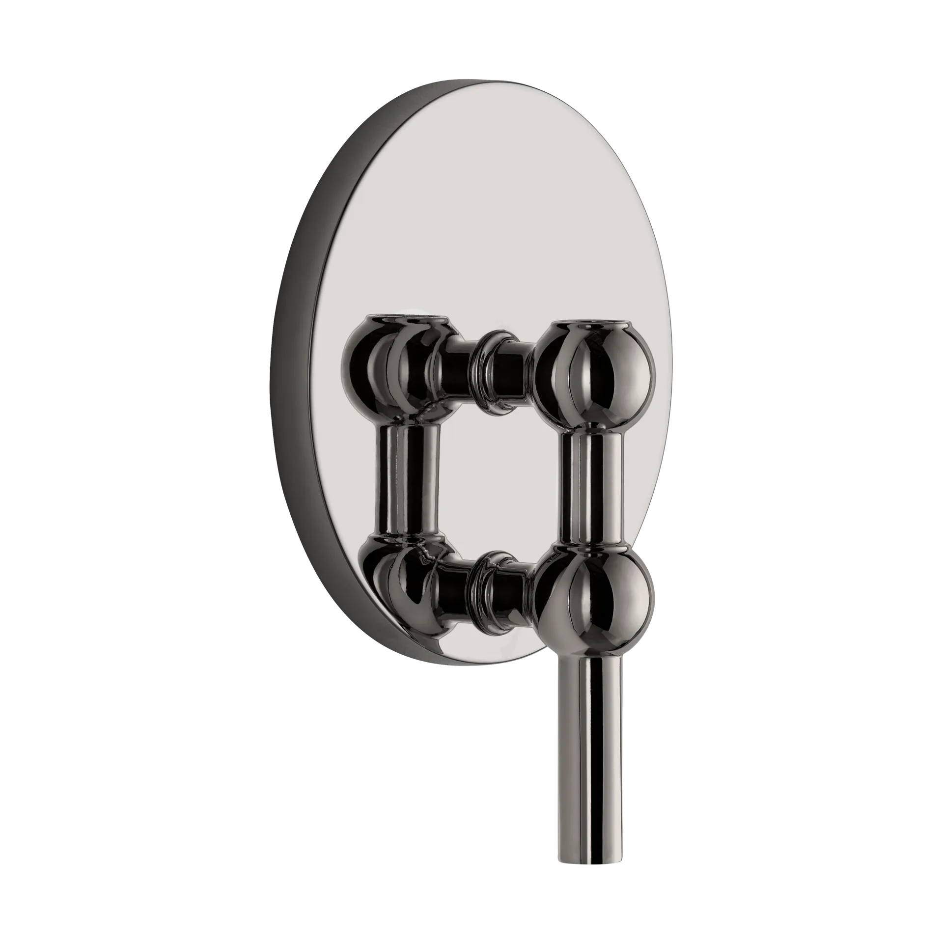 STOFF Nagel lysestage væg, Sort krom STOFF