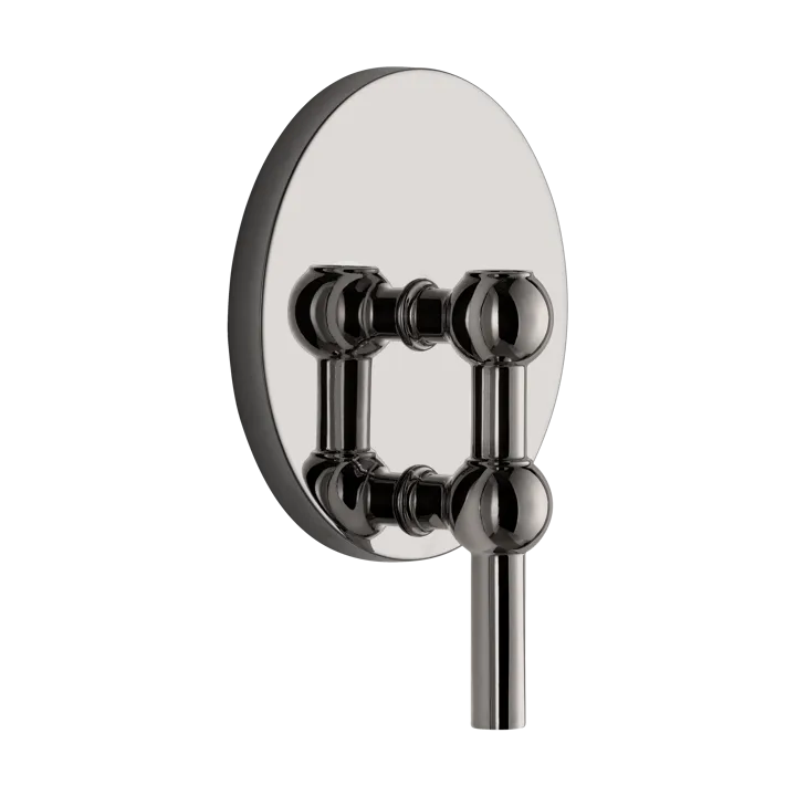 STOFF Nagel lysestage væg - Sort krom - STOFF