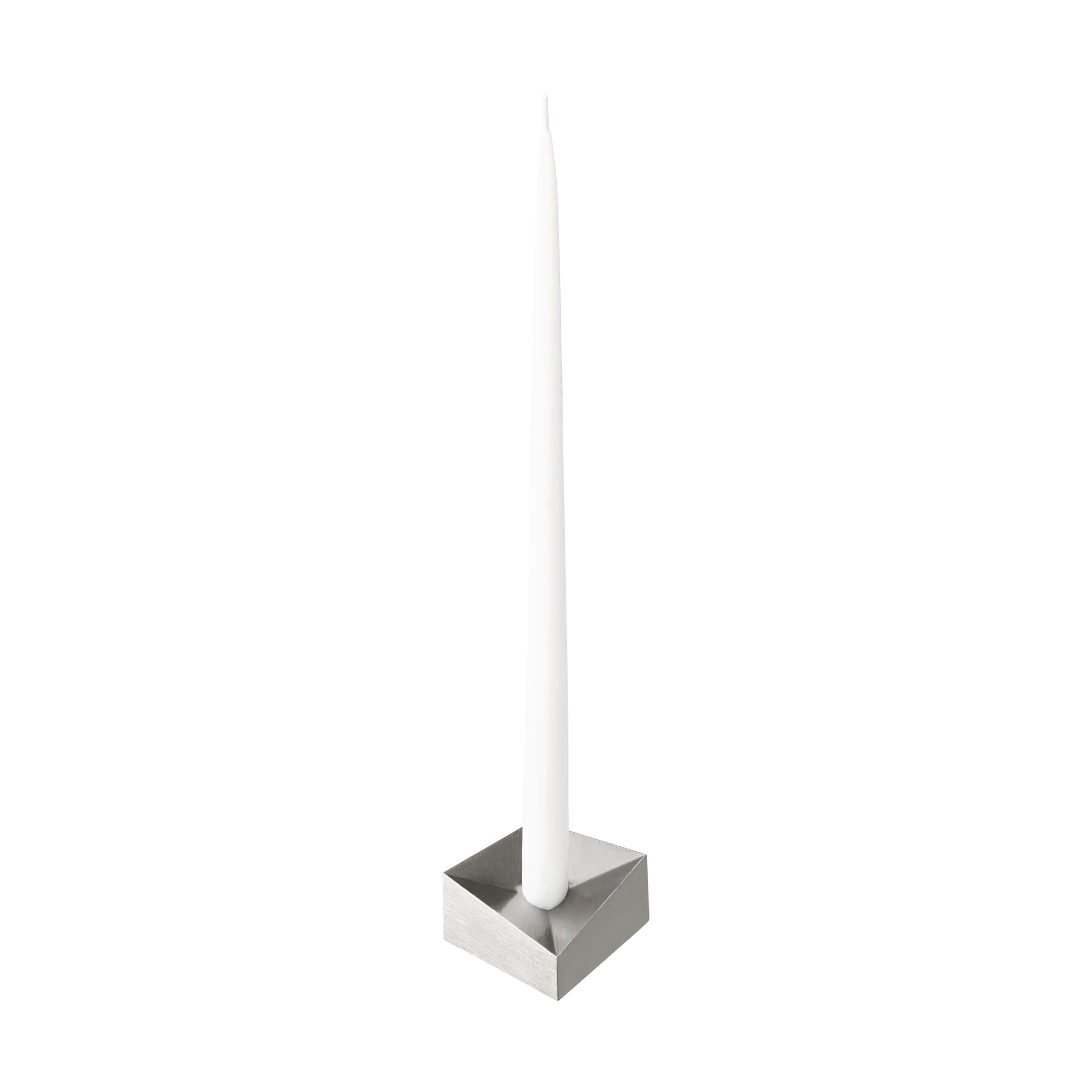 STOFF Nagel reflect lysestage small 2,7 cm, Børstet krom STOFF