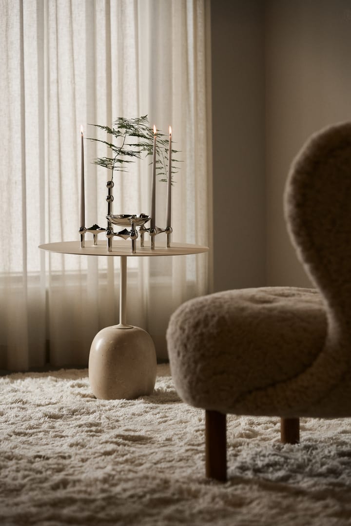 STOFF Nagel vase, Krom STOFF