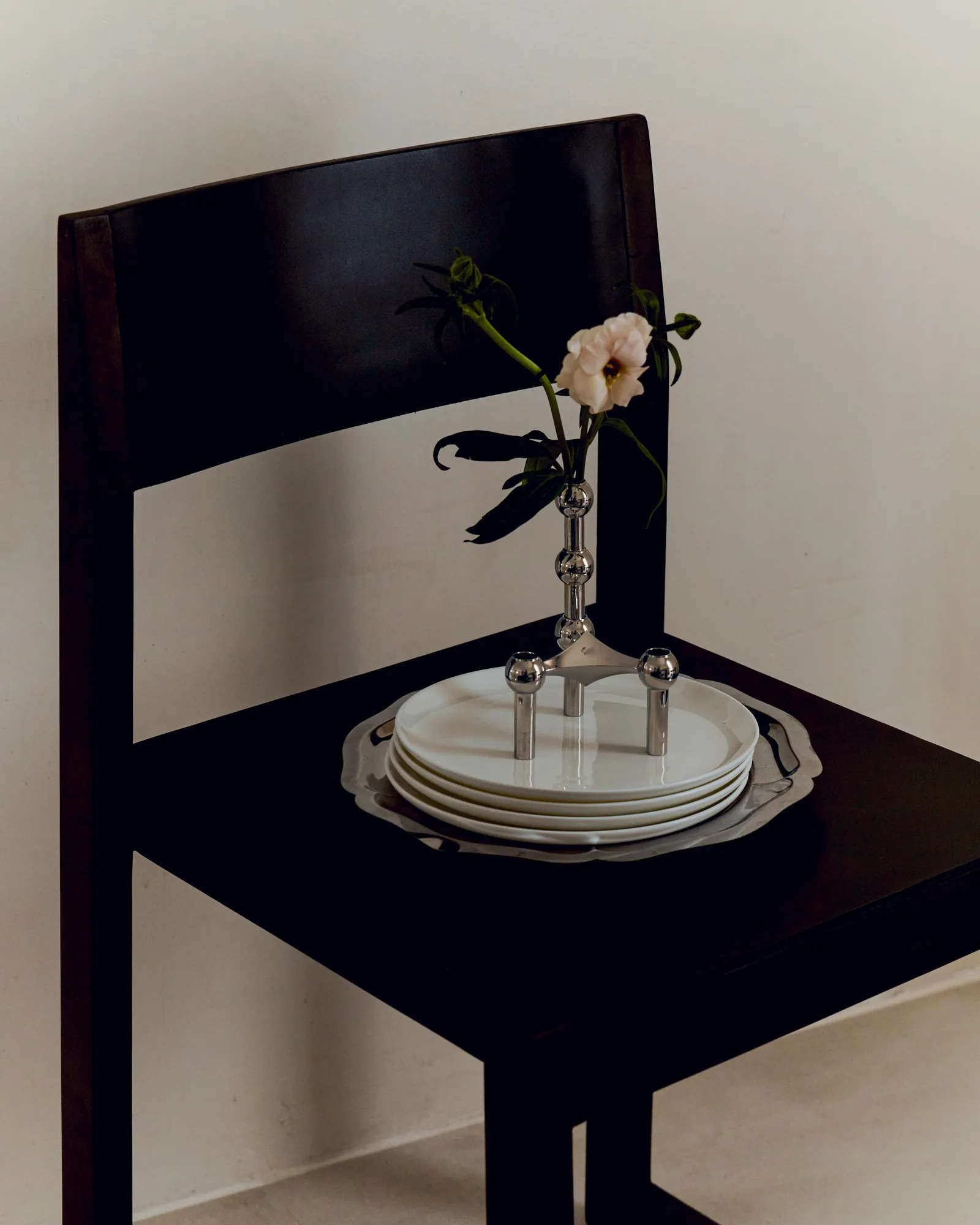 STOFF Nagel vase, Krom STOFF