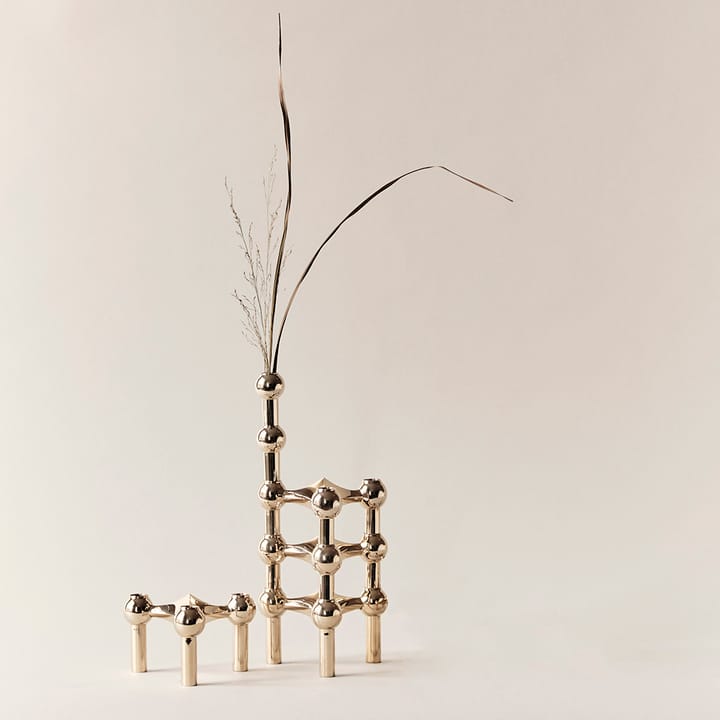 STOFF Nagel vase, Messing STOFF