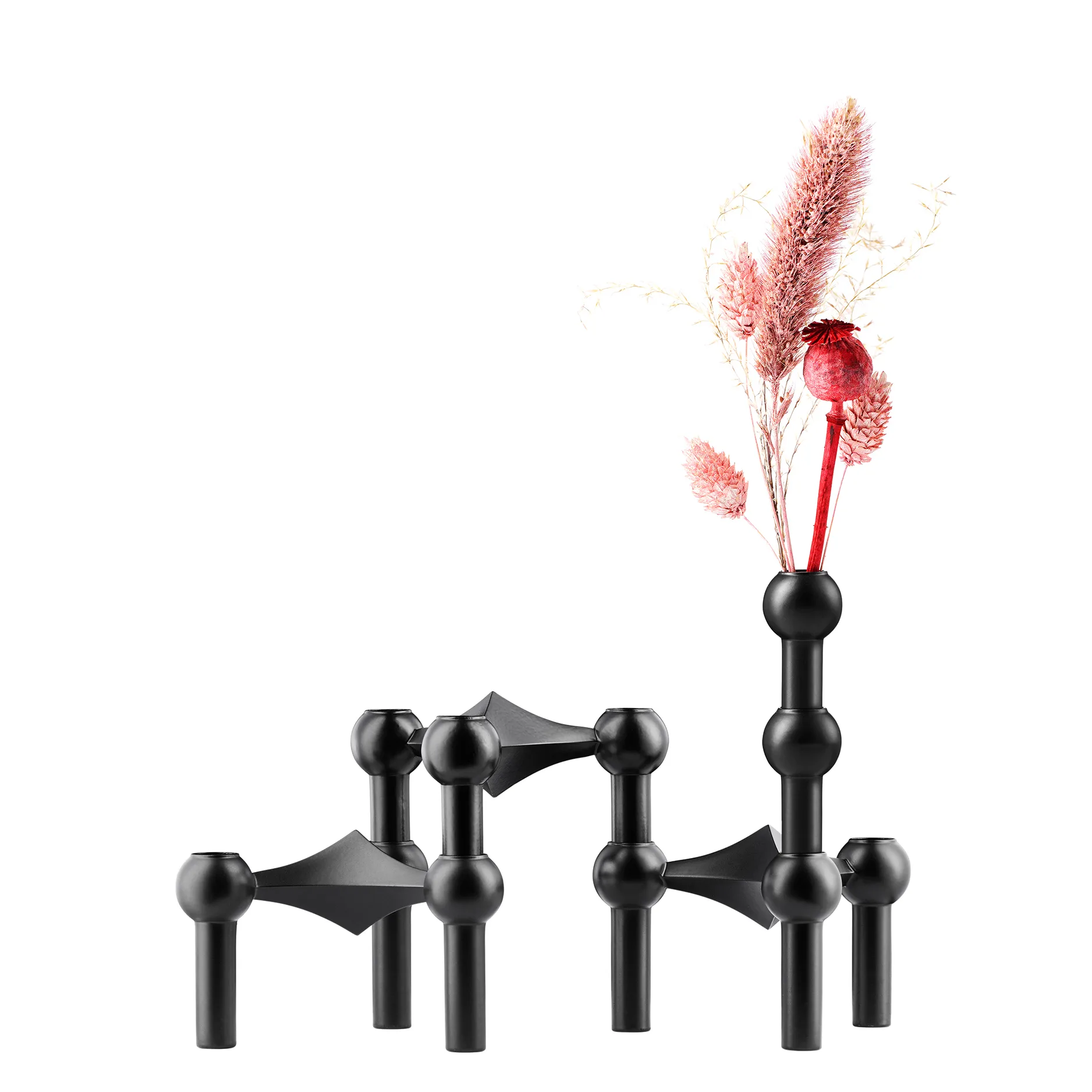 STOFF Nagel vase, Sort STOFF