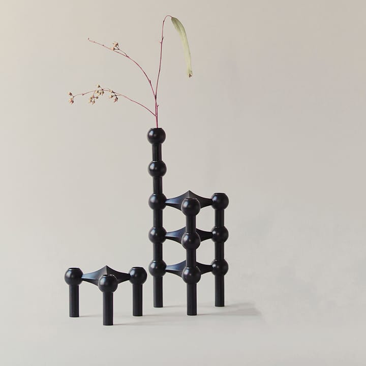 STOFF Nagel vase, Sort STOFF