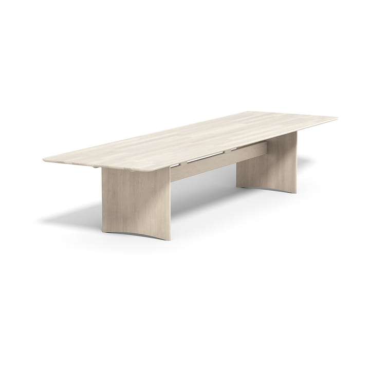 Alt bord 110x385 cm birk - Lys matlak - Stolab