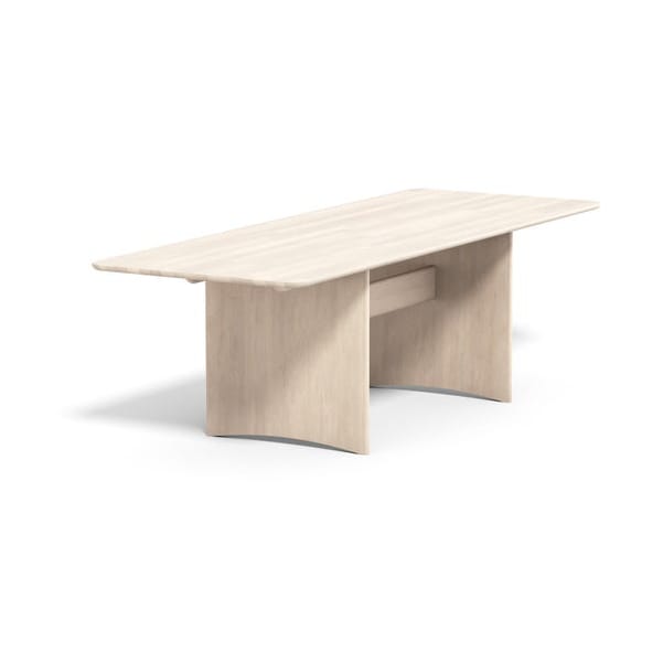 Alt bord 90x245 cm birk - Lys matlak - Stolab