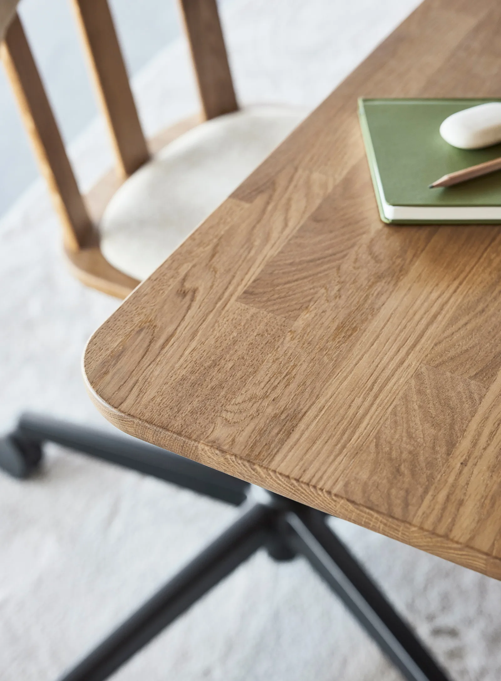 Alt bord 90x245 cm eg, Naturlig olie Stolab