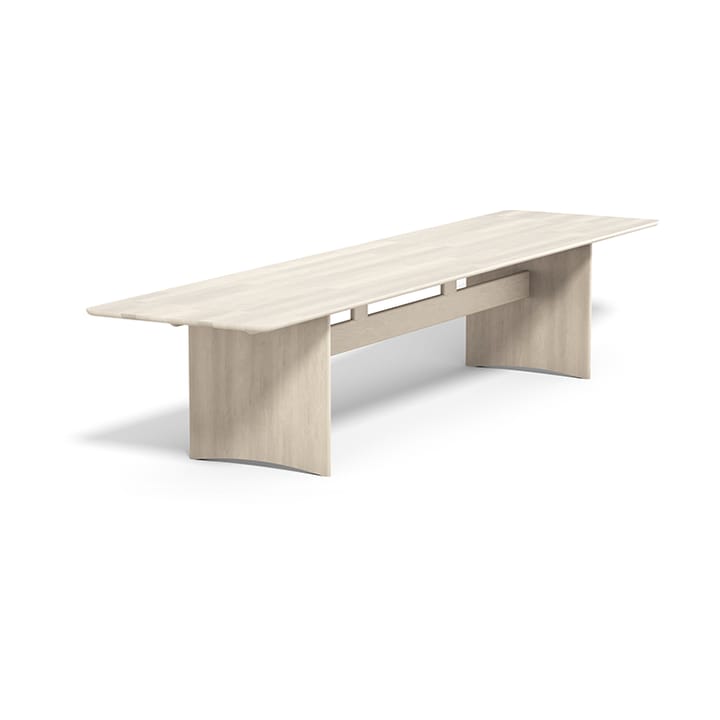 Alt bord 90x385 cm birk - Lys matlak - Stolab