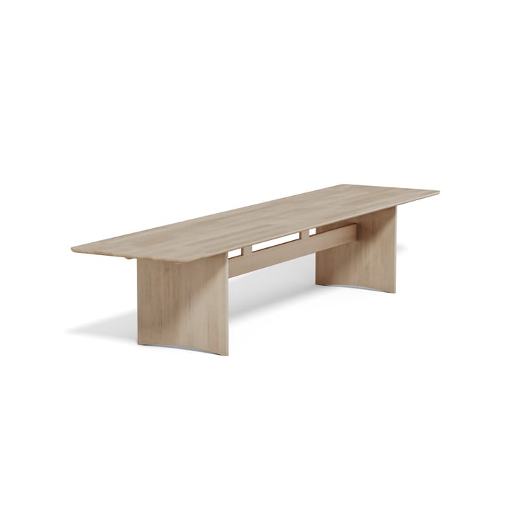 Alt bord 90x385 cm eg - Lys matlak - Stolab