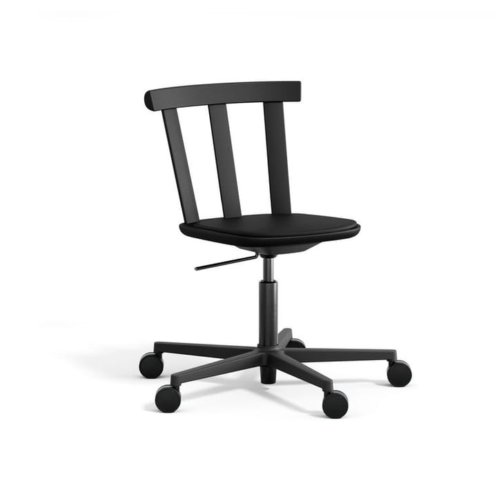 Alt stol drejestel polstret sæde eg - Elmotique 99001 black-matsort 99 - Stolab