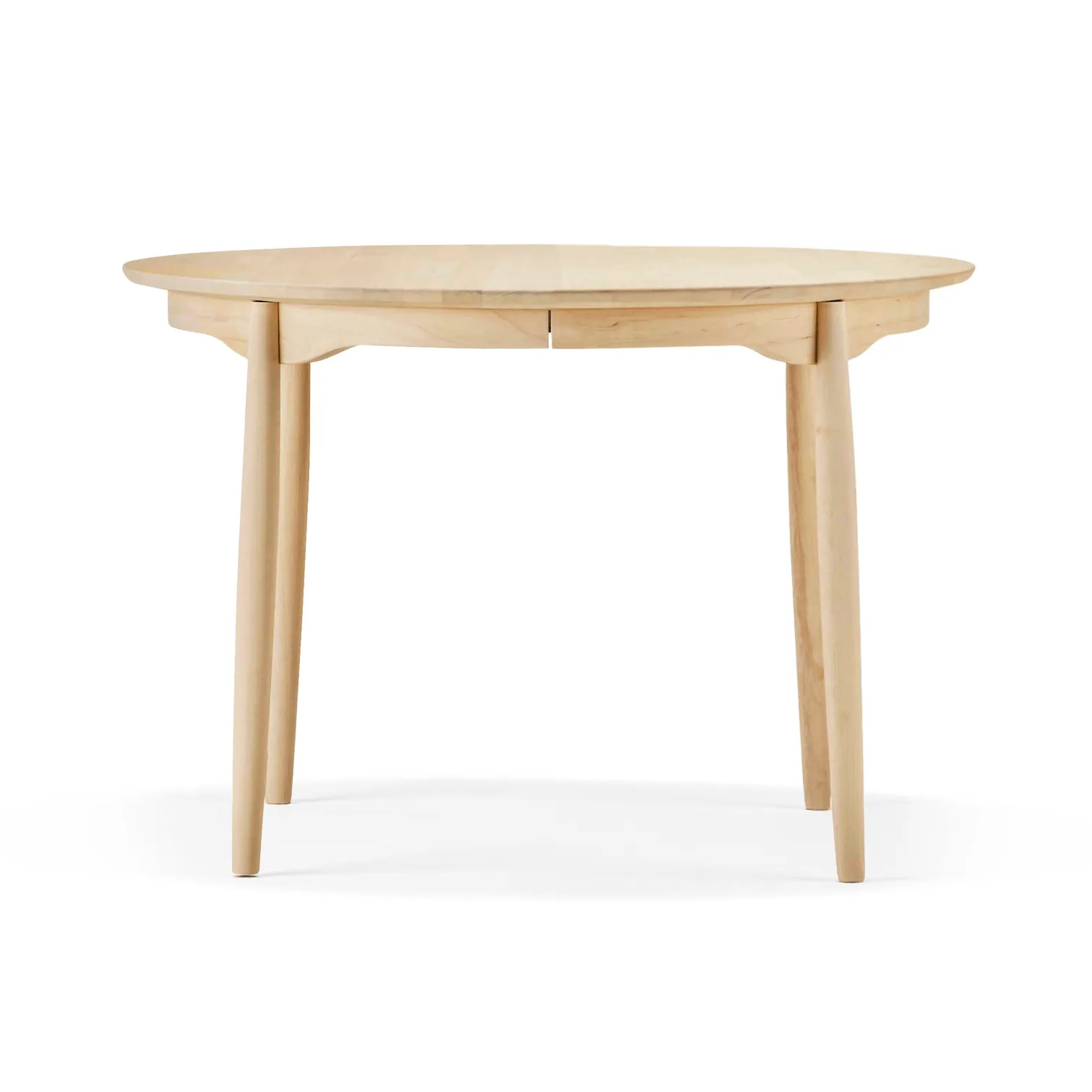Carl spisebord delbart Ø115 cm, Birk naturlig olie Stolab