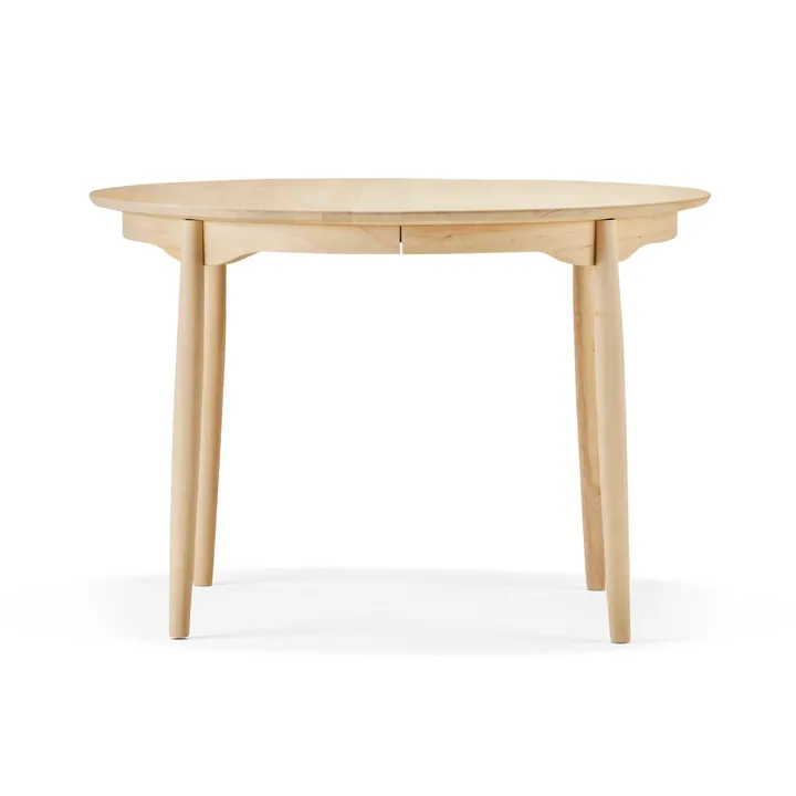 Carl spisebord delbart Ø115 cm - Birk naturlig olie - Stolab