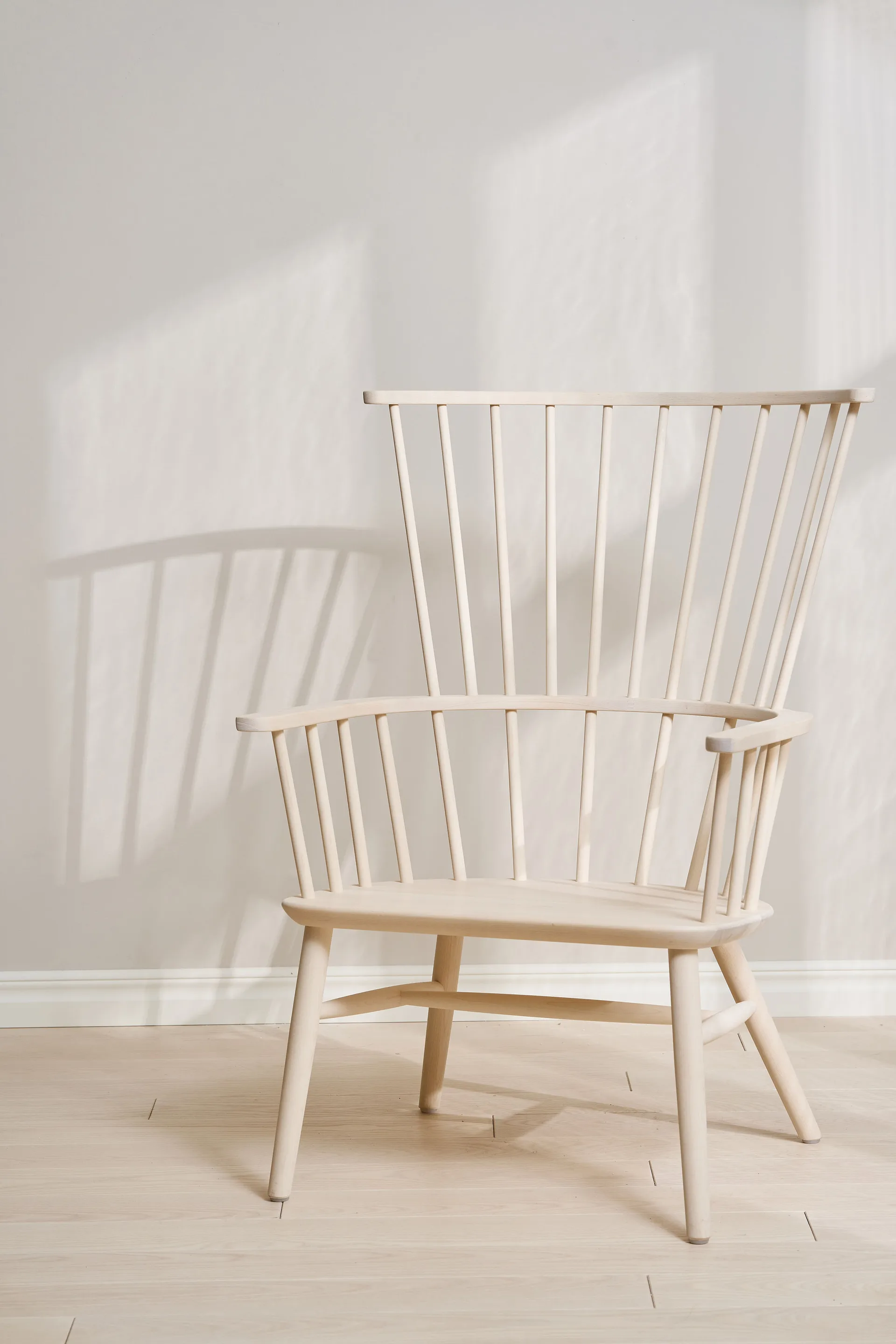 Henriette lænestol hynde&nakkepude Hvidolieret-Espresso Stolab