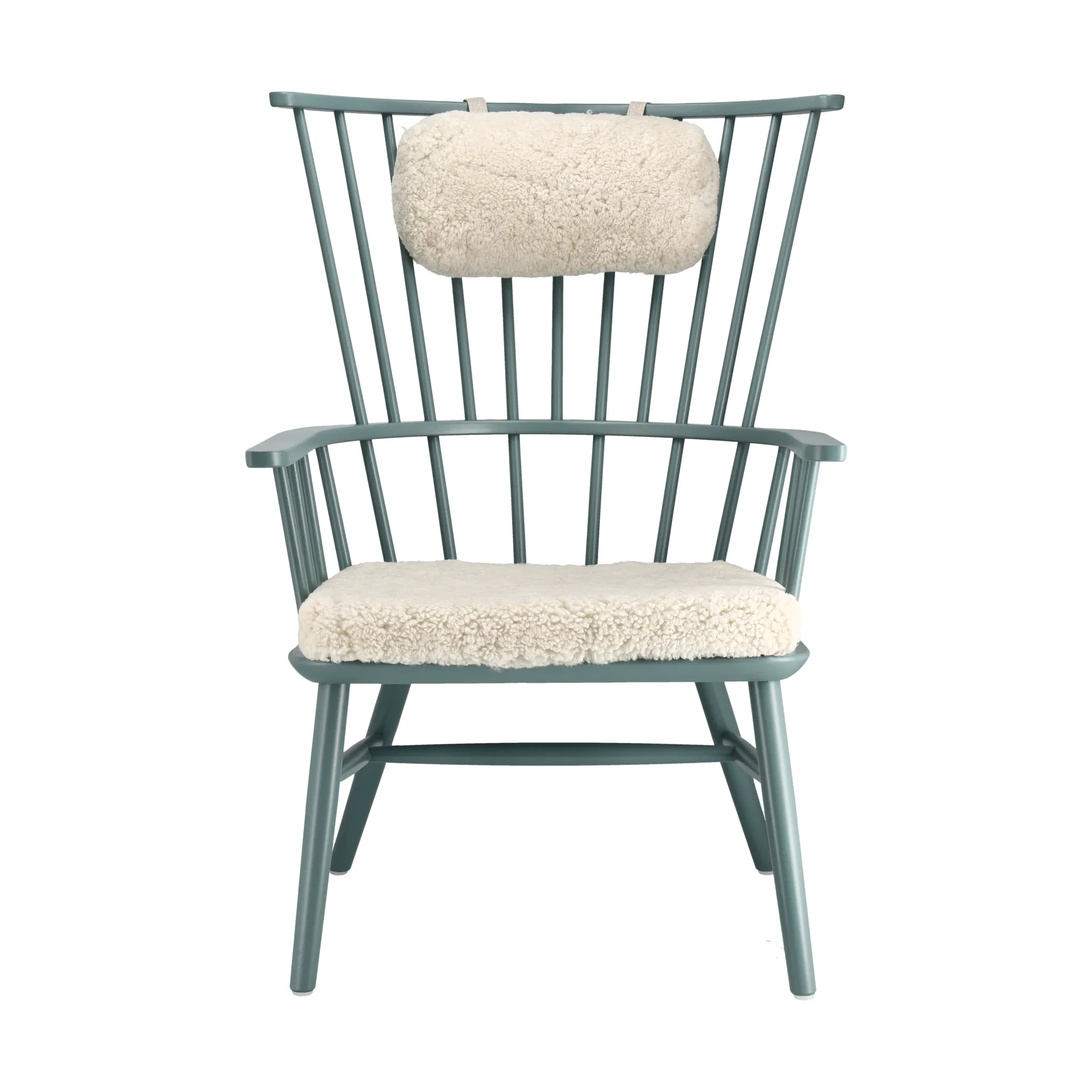 Henriette lænestol hynde&nakkepude Tåge-Moonlight Stolab