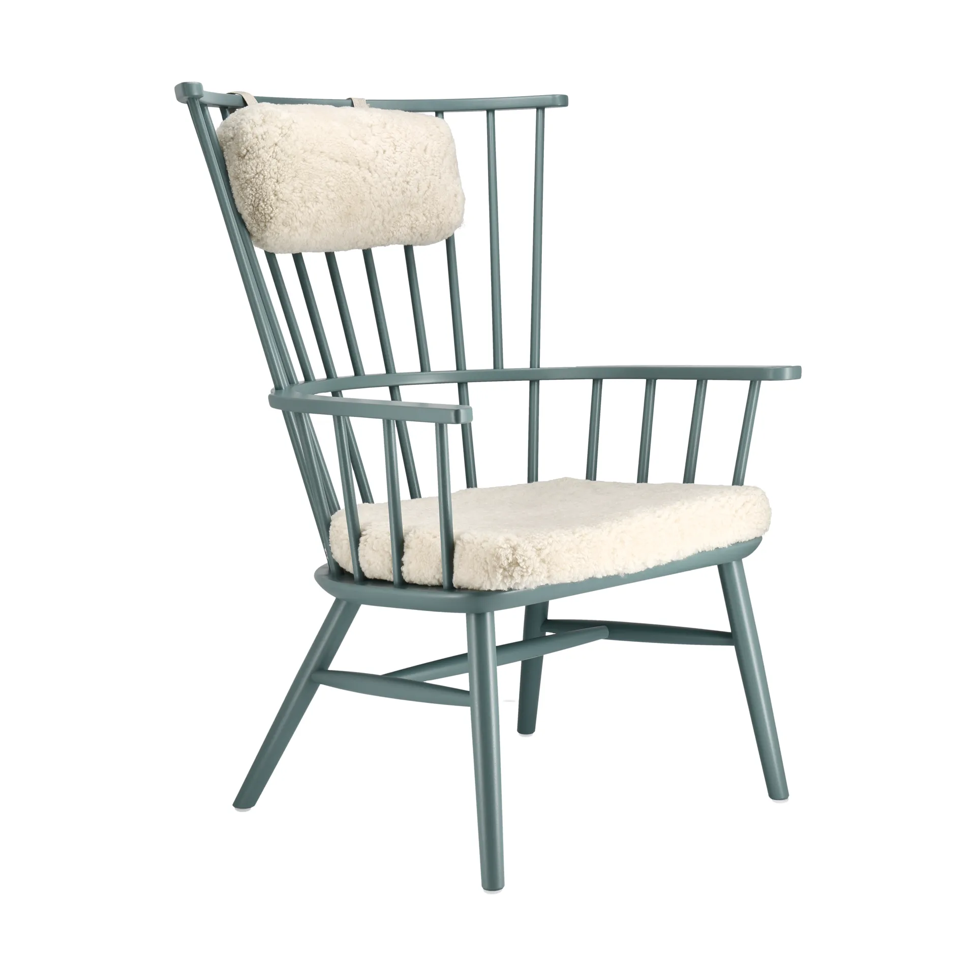 Henriette lænestol hynde&nakkepude Tåge-Moonlight Stolab