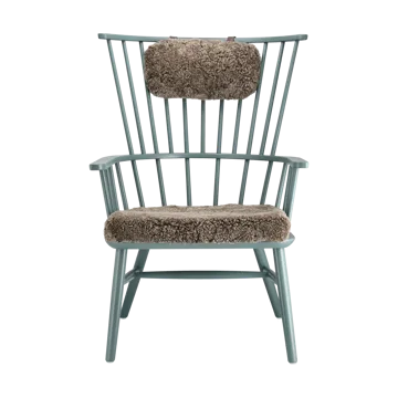 Henriette lænestol hynde&nakkepude Tåge-Sahara - undefined - Stolab