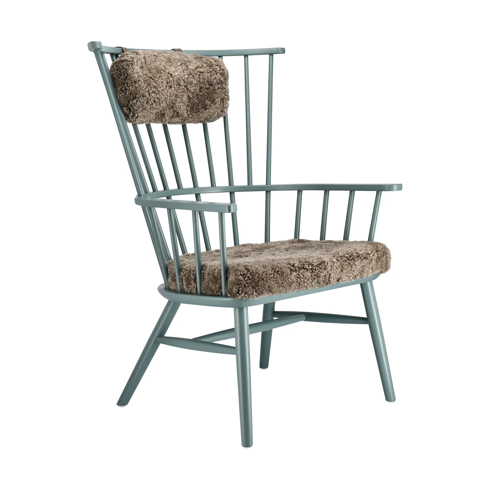 Henriette lænestol hynde&nakkepude Tåge-Sahara Stolab