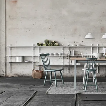 Ikon væghylde - birk lys matlak, dybde 21 cm - Stolab