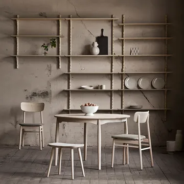 Ikon væghylde - birk lys matlak, dybde 21 cm - Stolab