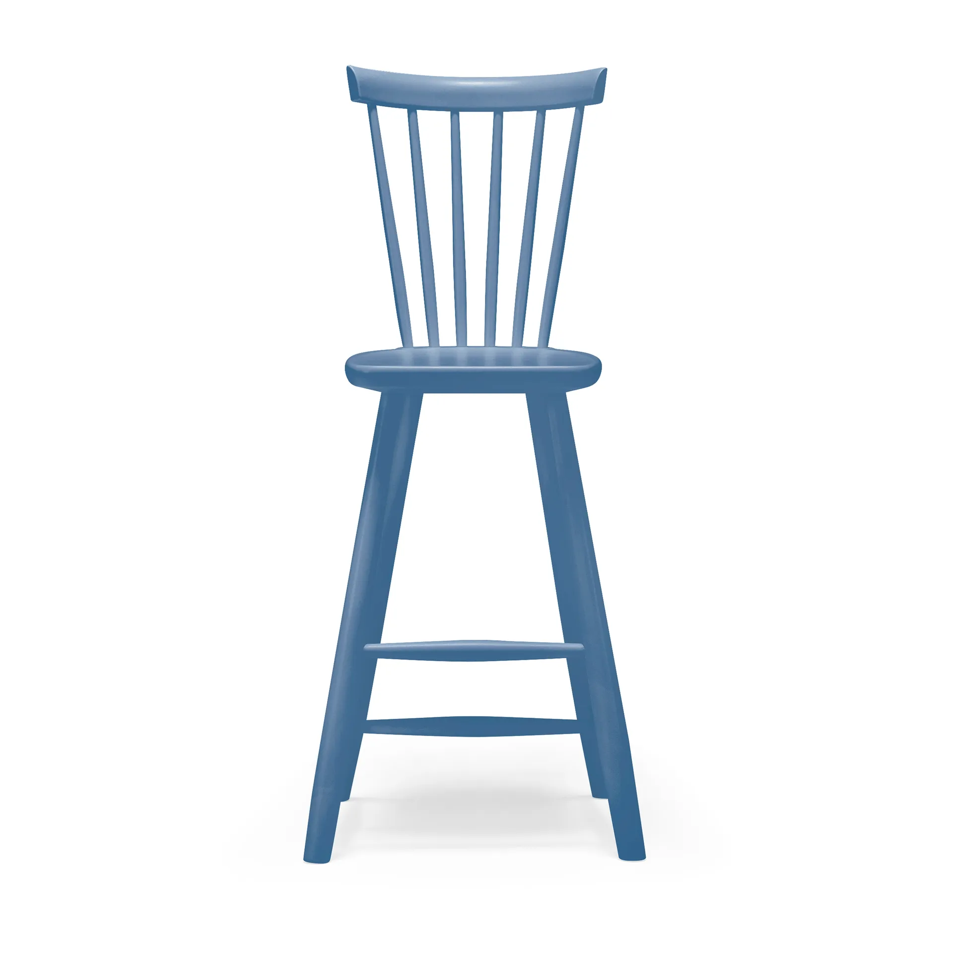 Lilla Åland barnestol birk 52 cm, Daggrysblå Stolab