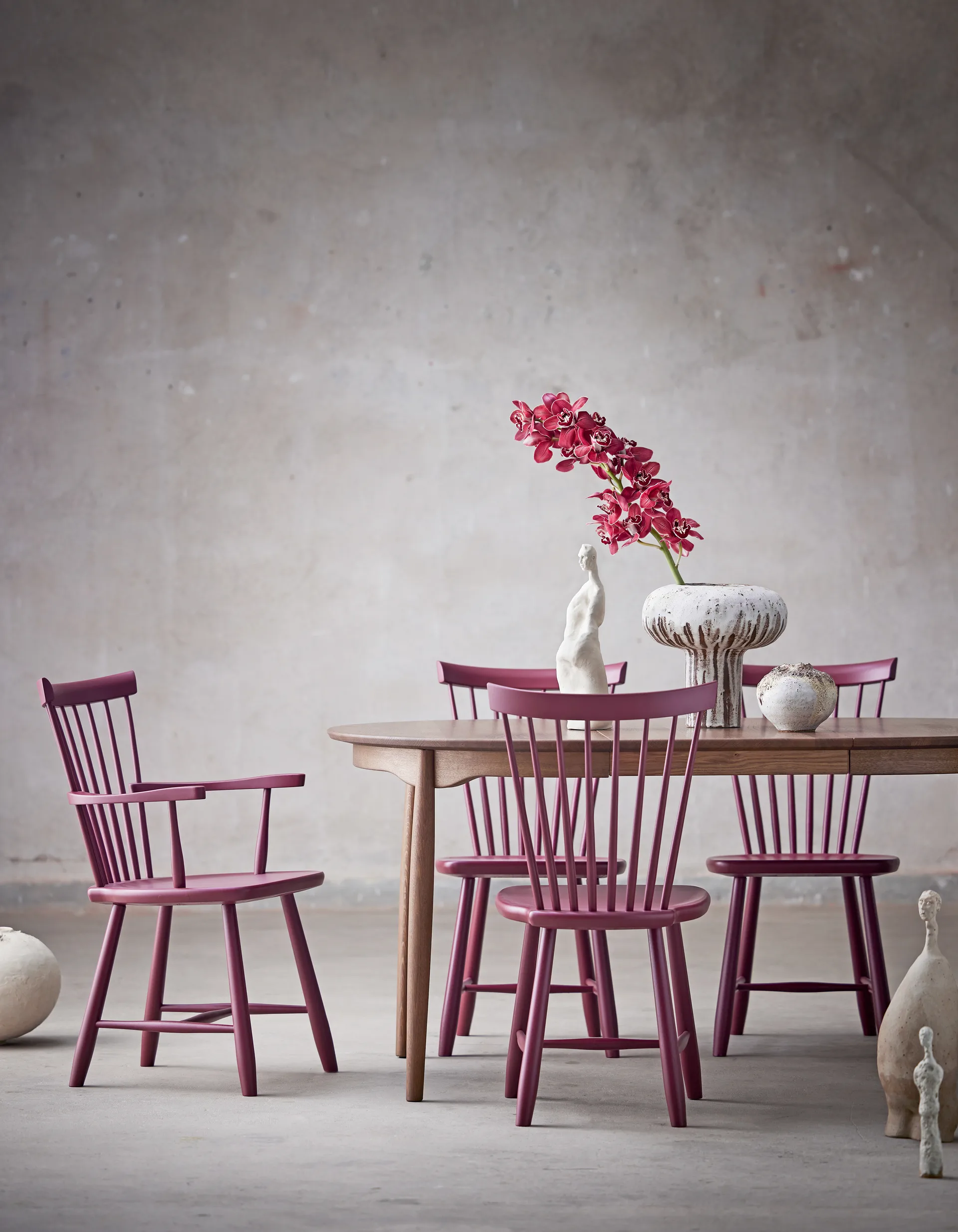 Lilla Åland karmstol birk, Lingon 19 Stolab