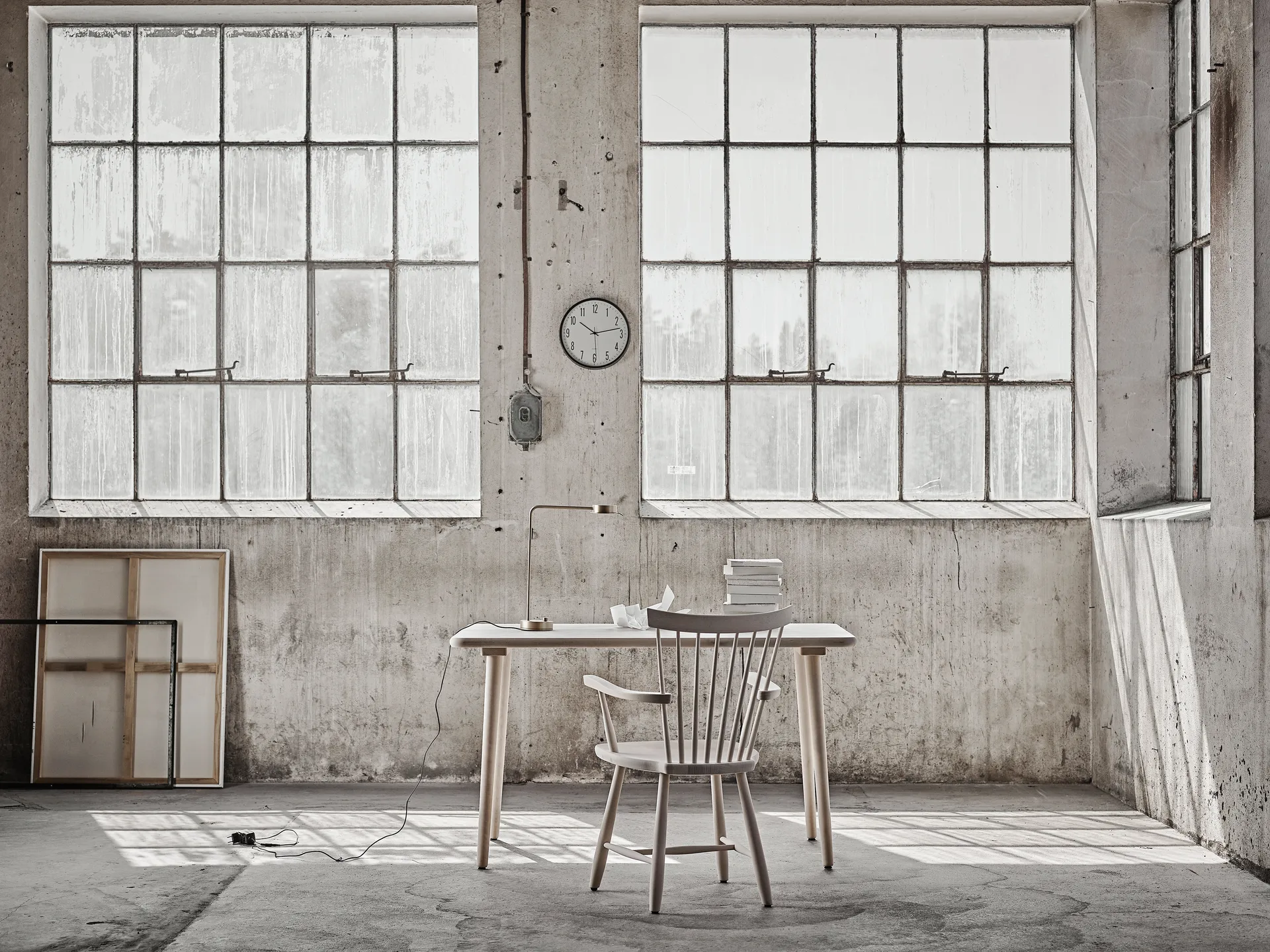 Lilla Åland karmstol eg, Hvidolieret Stolab