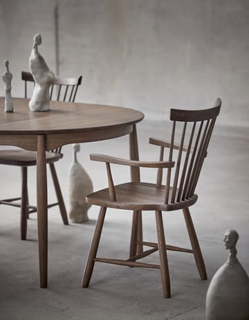 Lilla Åland karmstol eg - Smoked oak - Stolab