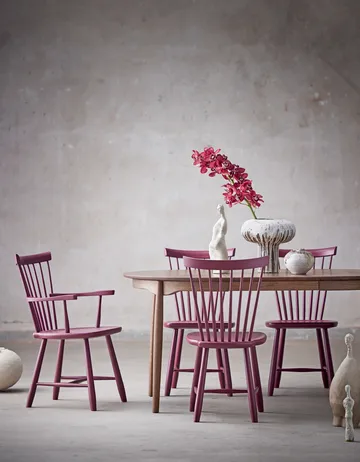 Lilla Åland karmstol - Lingon 19 (birk) - Stolab