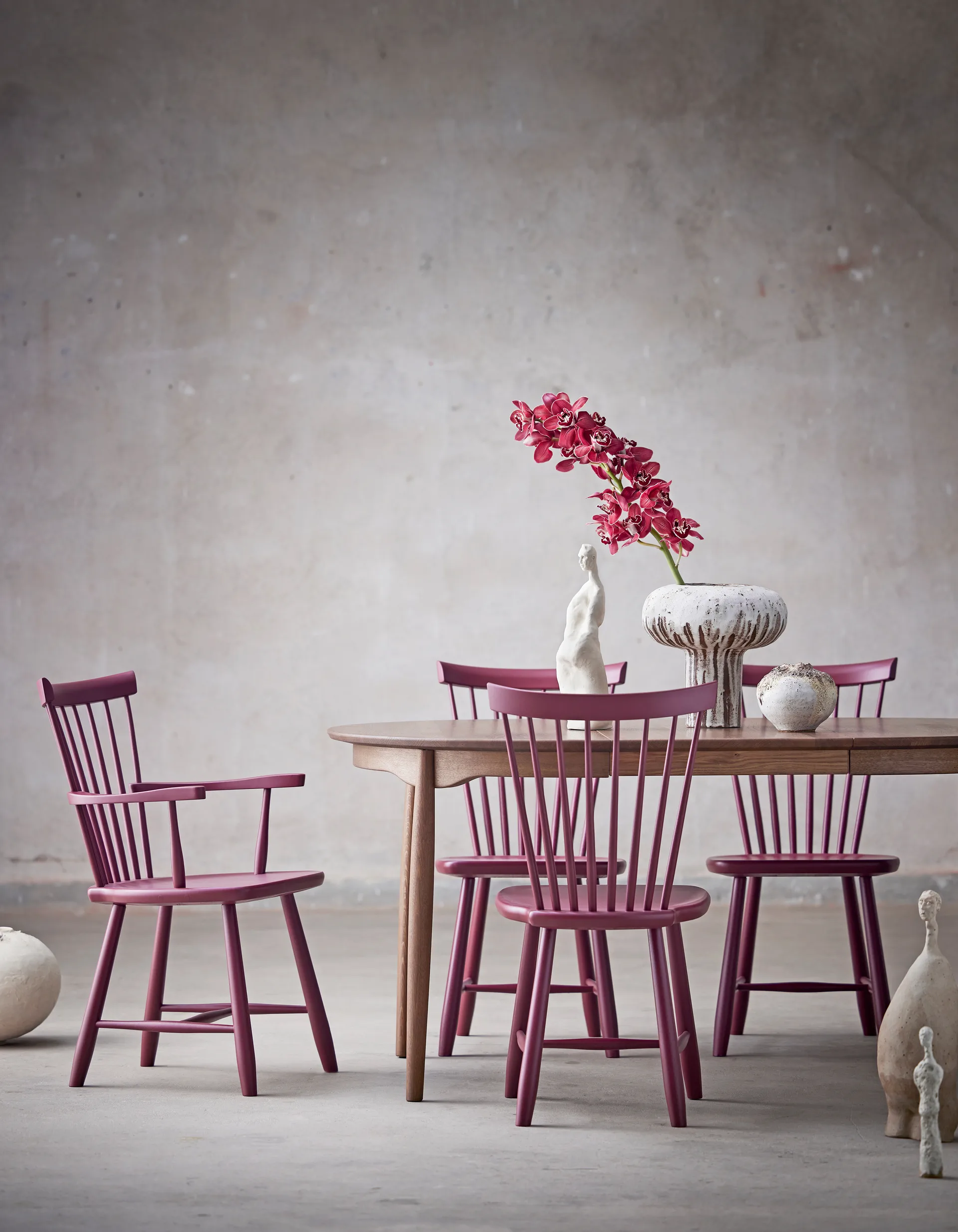 Lilla Åland stol birk, Lingon 19 Stolab