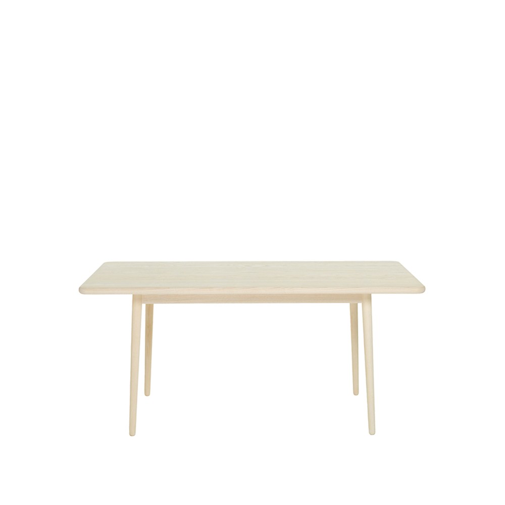Stolab Miss Holly bord 175x100 + 2 tillægsplader 2x50 cm birk lys matlak