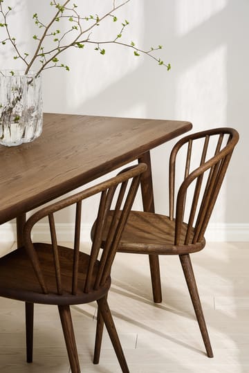 Miss Holly bord Special Edition 235x82 cm + 1 tillægsplade 50 cm - Eg Chocolat olie - Stolab