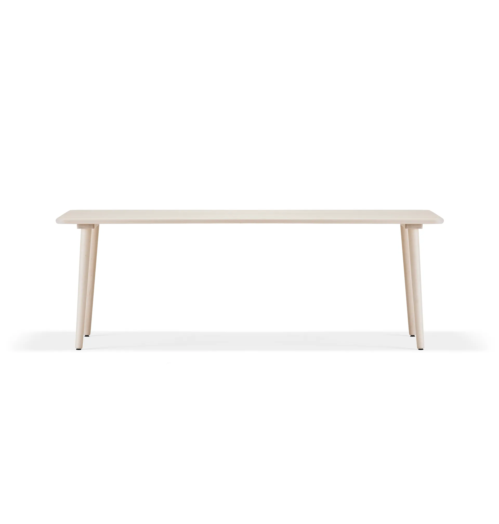 Miss Tailor spisebord, birk lys matlak, 235x82 cm Stolab