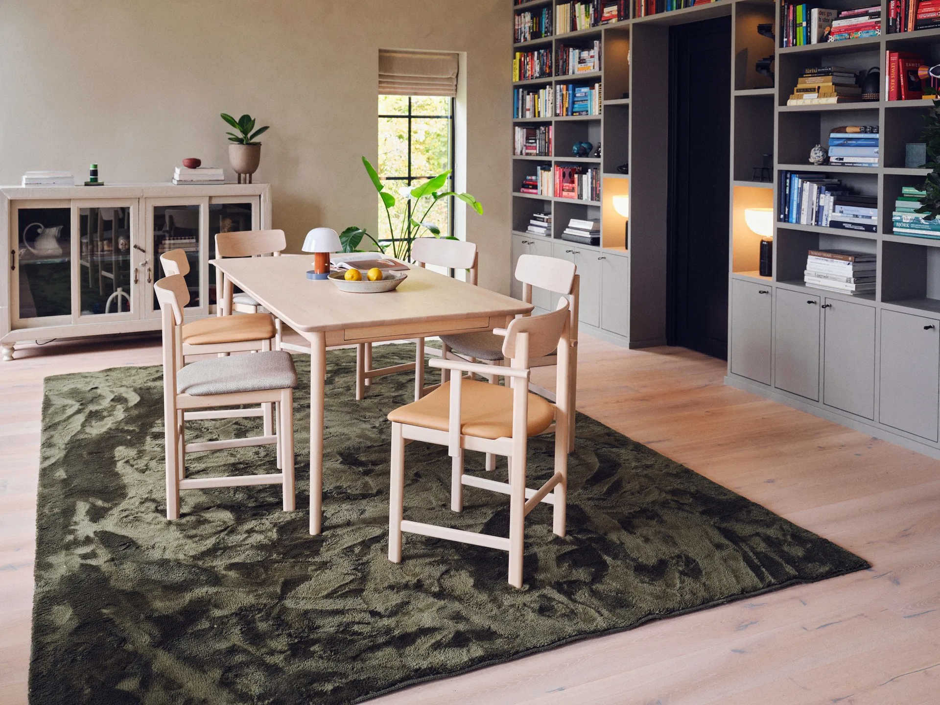 Pal karmstol, Birk lys matlak-Elmosoft 22030 Stolab