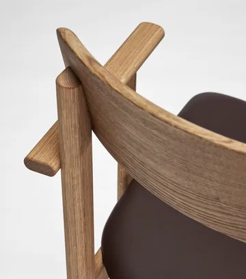 Pal karmstol - Eg natur olie-Elmosoft 93129 - Stolab