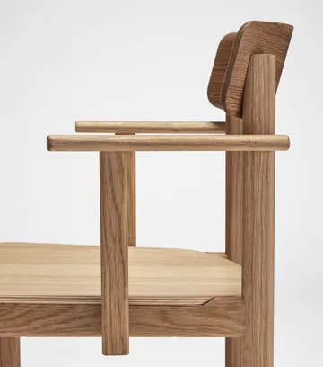 Pal karmstol - Eg natur olie - Stolab