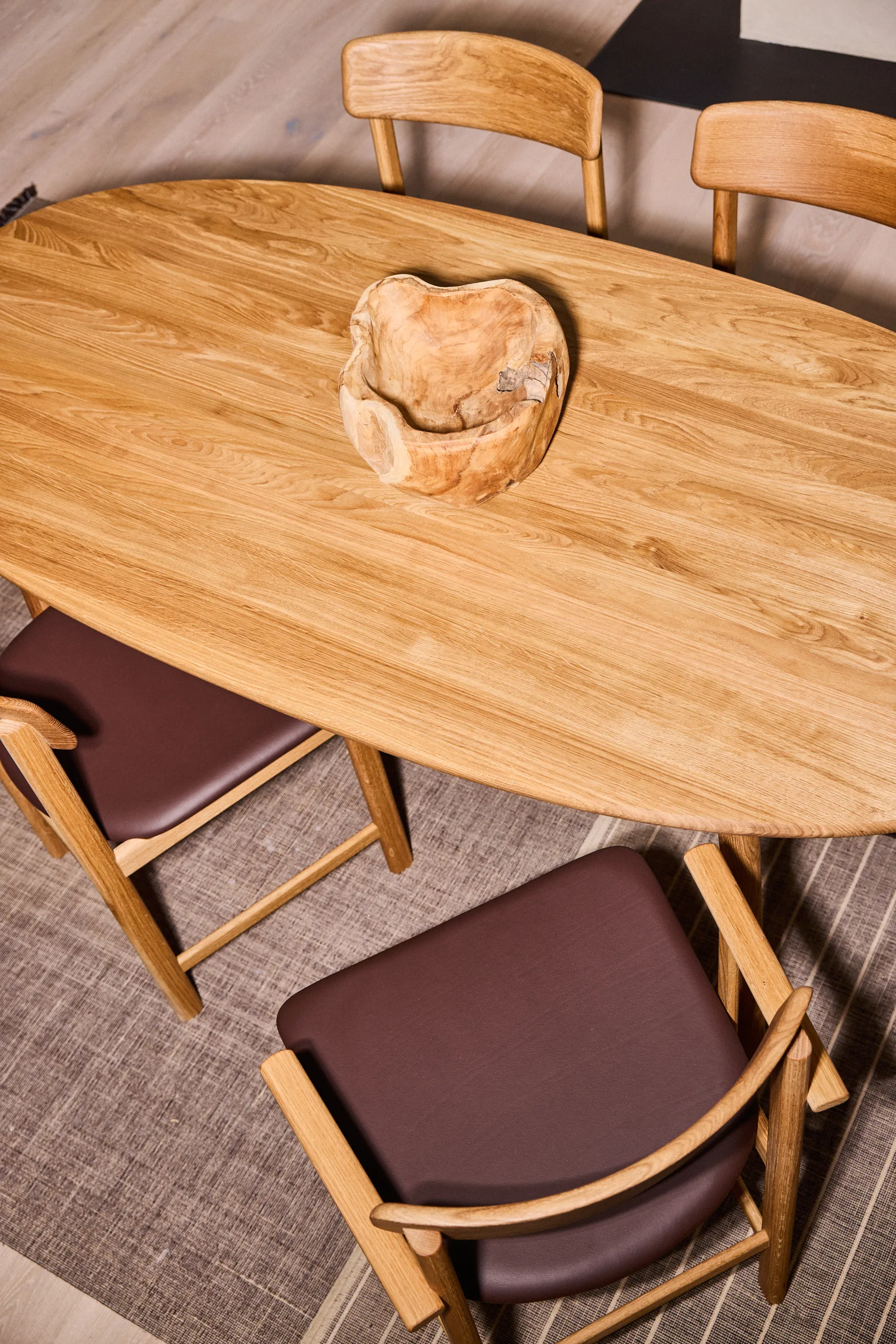 Pal stol, Eg natur olie-Elmosoft 93129 Stolab