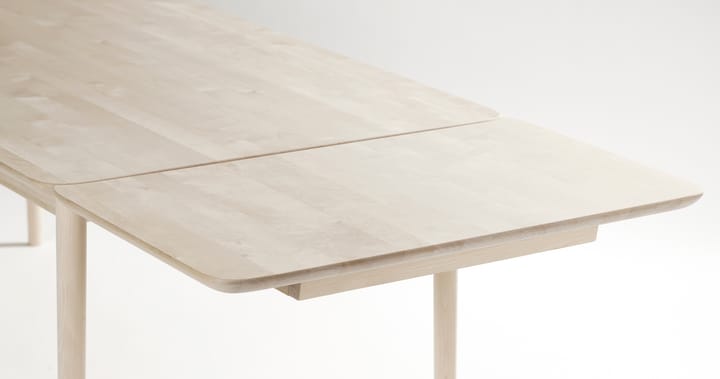 Prima Vista bord, Birk hvidolie 120x90 cm hvidolie + 1 tillægsplade Stolab