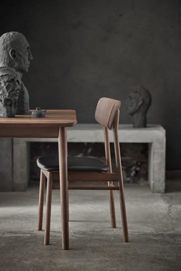 Prima Vista stol eg - Smoked oak/Black leather - Stolab