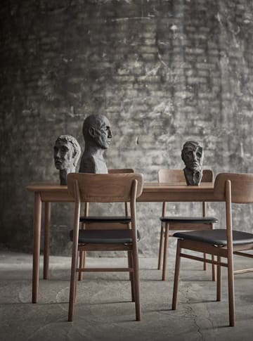 Prima Vista stol eg - Smoked oak/Black leather - Stolab