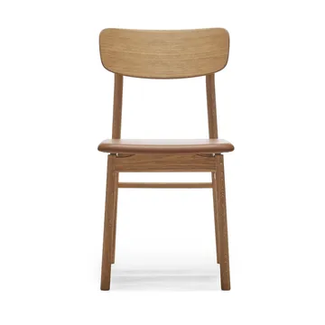 Prima Vista stol olieret eg - Læder Elmosoft 43807 cognac - Stolab