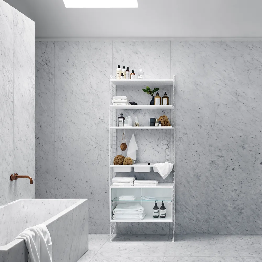 String badeværelse kombination L - hvid String