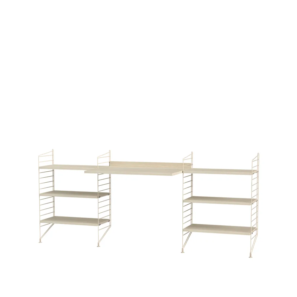 String børneværelse ask & beige - Kombination D,  String