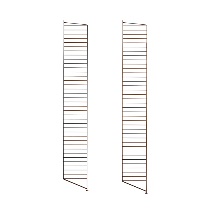String gulv gavle - brun, 85x30 cm, 2-pak - String