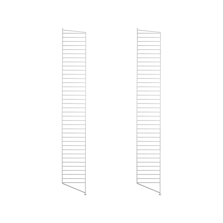 String gulv gavle - grå, 200x30 cm, 2-pak - String
