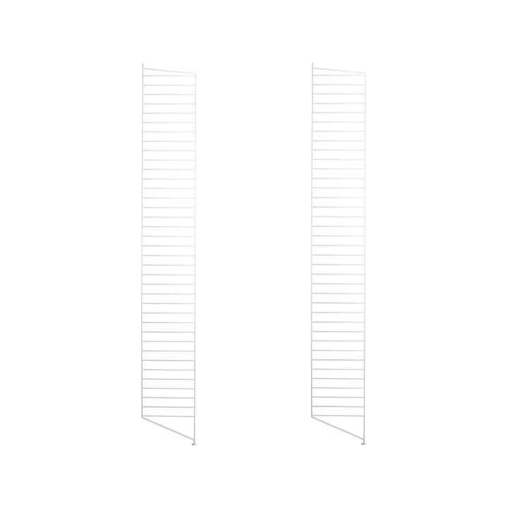 String gulv gavle - hvid, 200x30 cm, 2-pak - String
