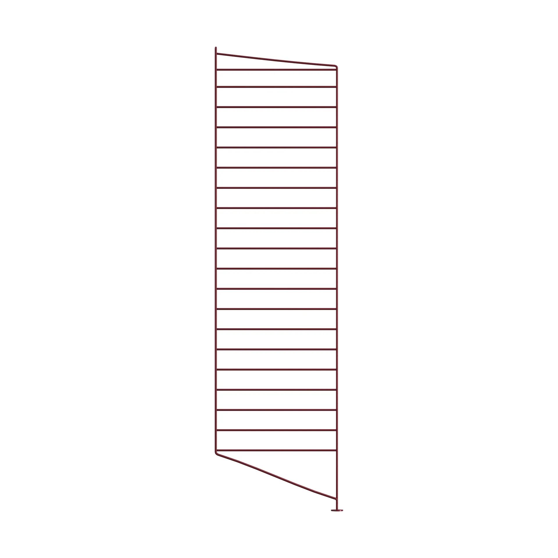 String gulv gavle, Mørkerød, 115x30 cm, 1-pak String
