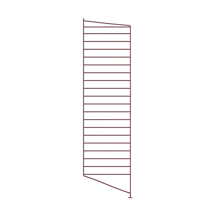 String gulv gavle - Mørkerød, 115x30 cm, 1-pak - String