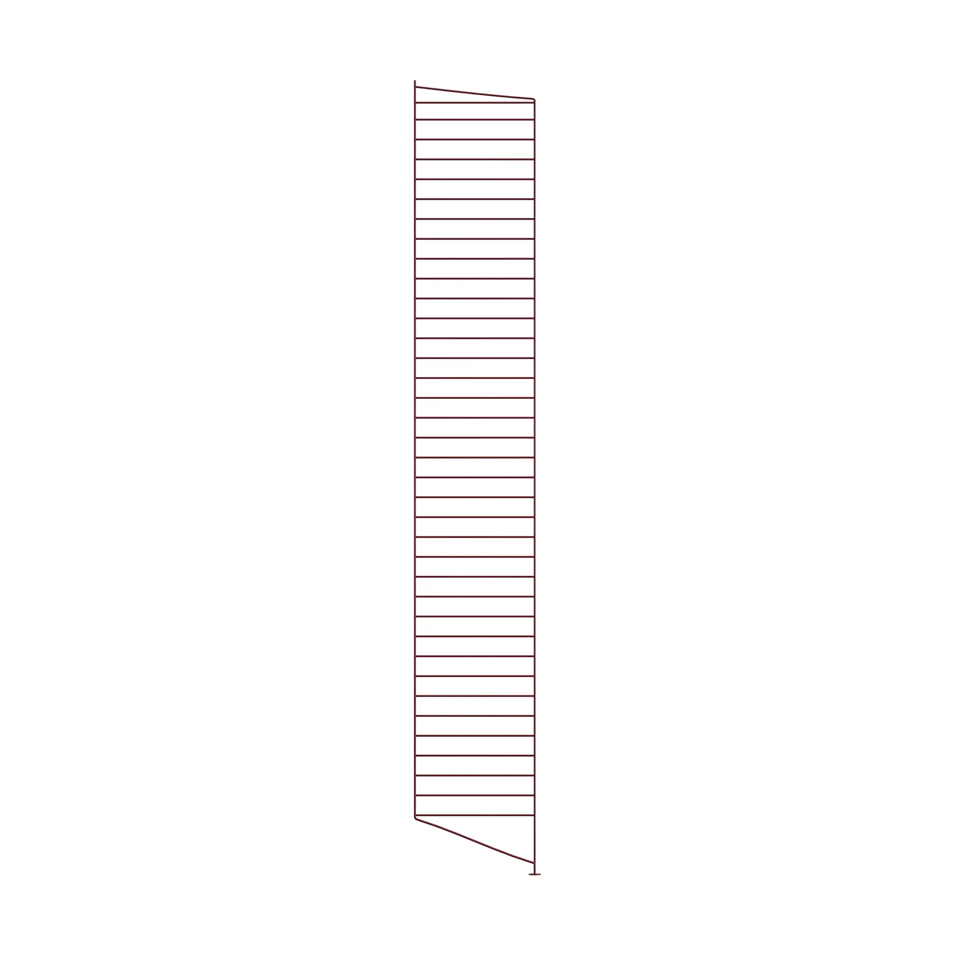 String gulv gavle, Mørkerød, 200x30 cm, 1-pak String