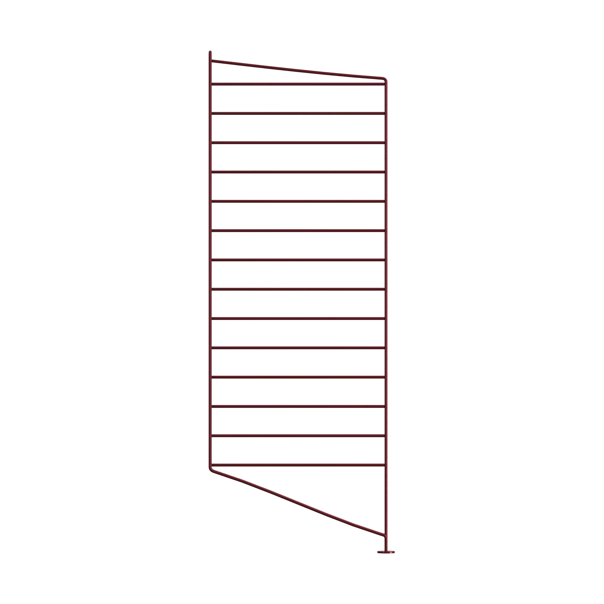 String gulv gavle, Mørkerød, 85x30 cm, 1-pak String