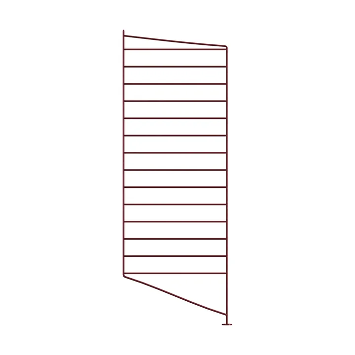 String gulv gavle - Mørkerød, 85x30 cm, 1-pak - String